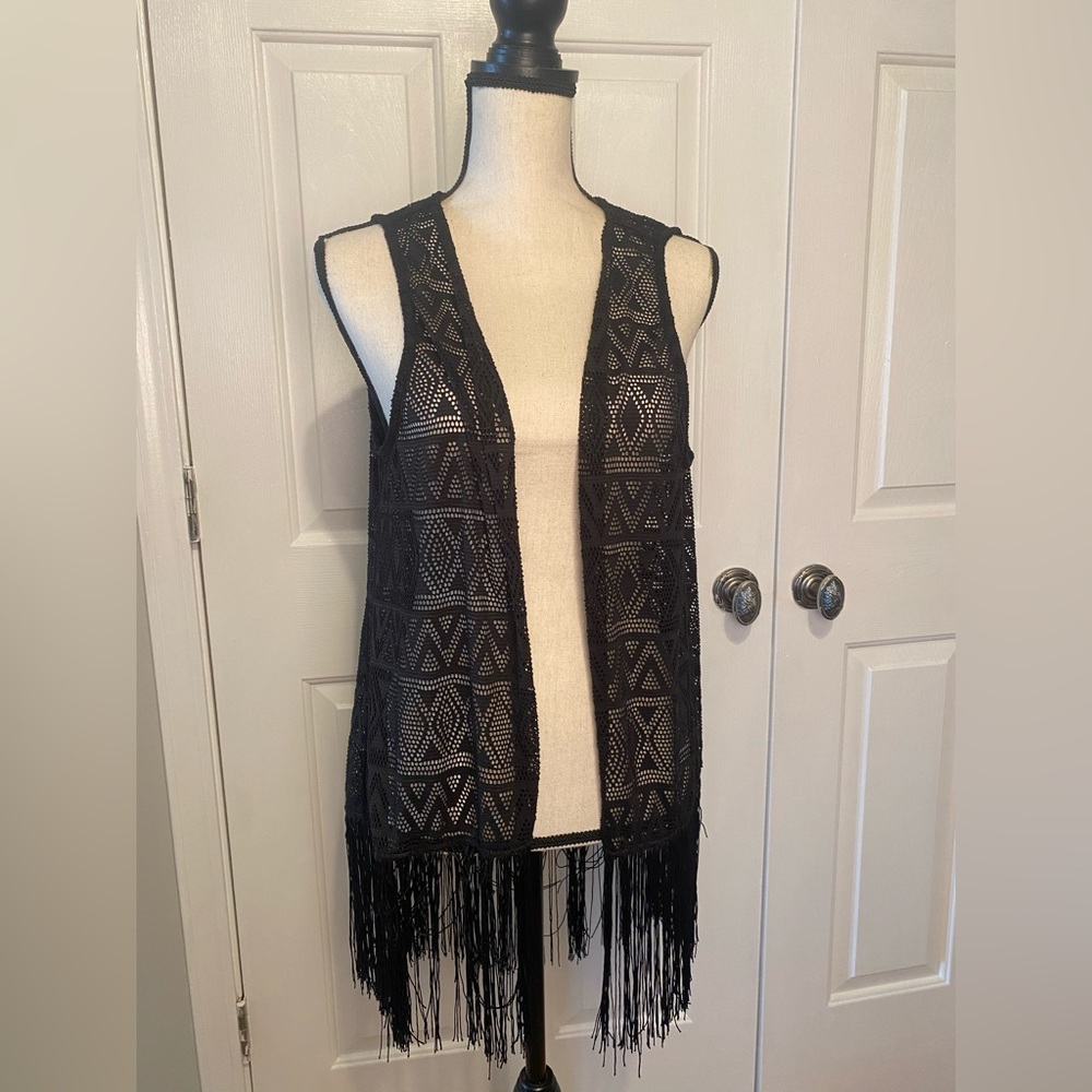 Fringe cardigan